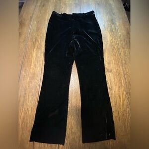 Derek Lam 10 Crosby Black Velvet Pants Size 8 B17